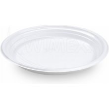 Tanier (PP) Reware Dinner ECONOMY vratný biely 22cm [100 ks]